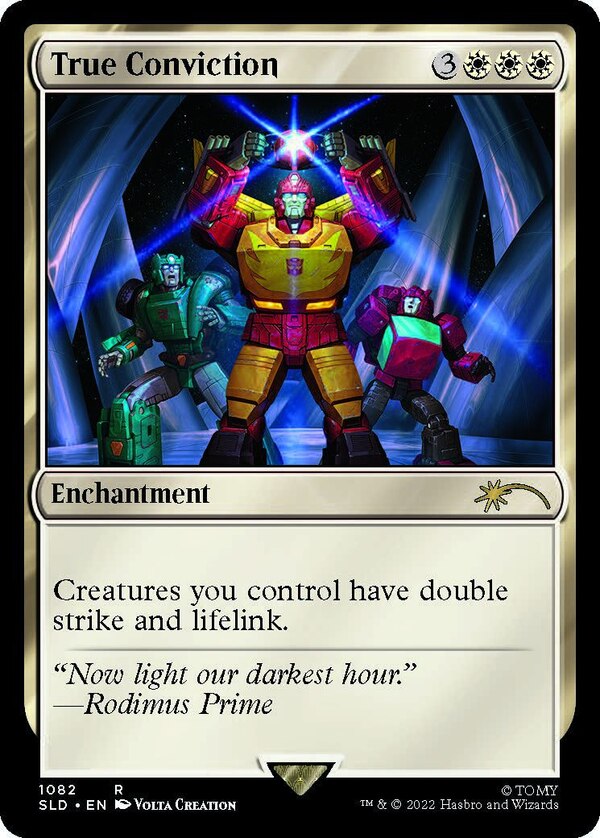 Image Of Magic The Gathering’s Secret Lair Transformers Roll Out Or Rise Up Card  (10 of 17)